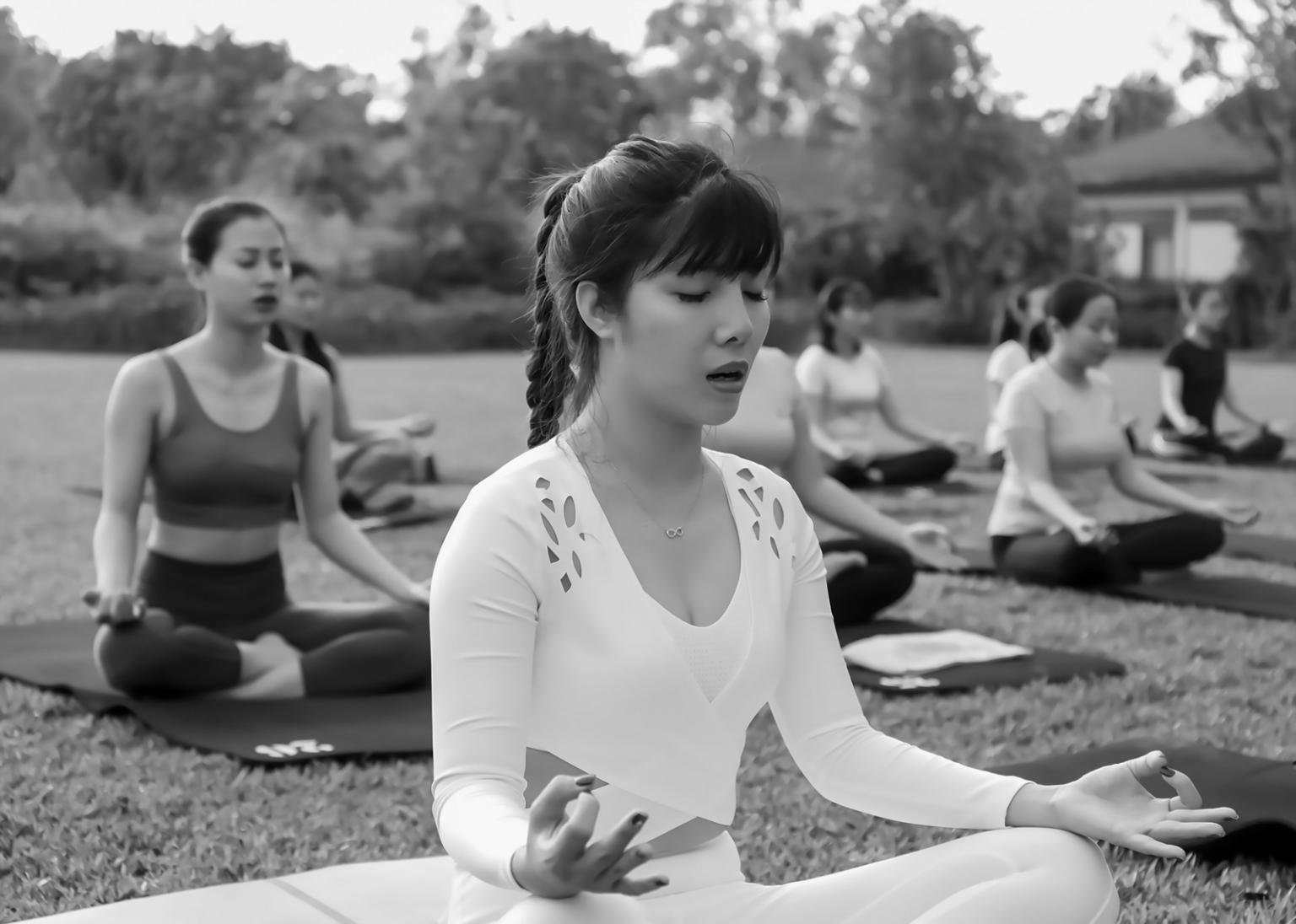Ambiente naturale per pratiche meditative all'aperto